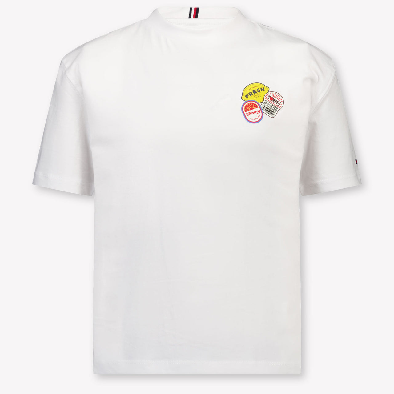 Tommy Hilfiger niños Chicos Camiseta adentro Blanco