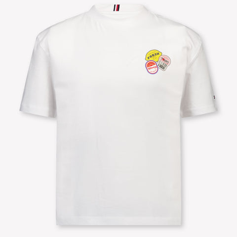 Tommy Hilfiger Enfants Garçons T-shirt dans Blanc