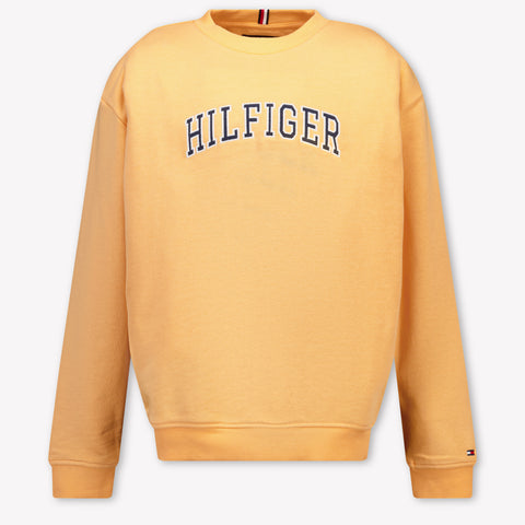 Tommy Hilfiger Bambini Ragazzi Maglione dentro Salmone