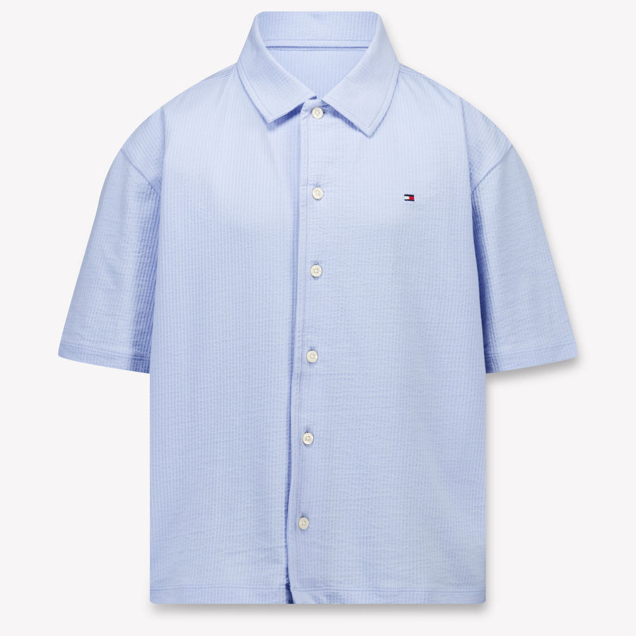 Tommy Hilfiger niños Chicos polo en Azul Claro