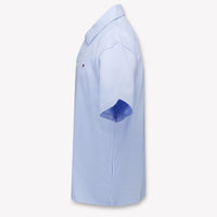Tommy Hilfiger niños Chicos polo en Azul Claro