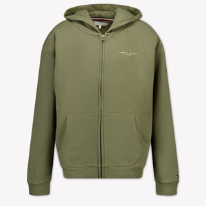 Tommy Hilfiger Kinder Unisex-Pullover Grün