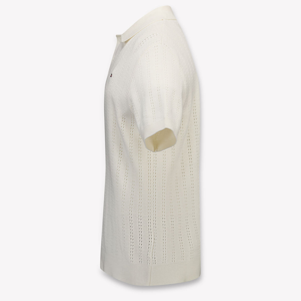 Tommy Hilfiger Kinder Jungen Polo In Grauweiß