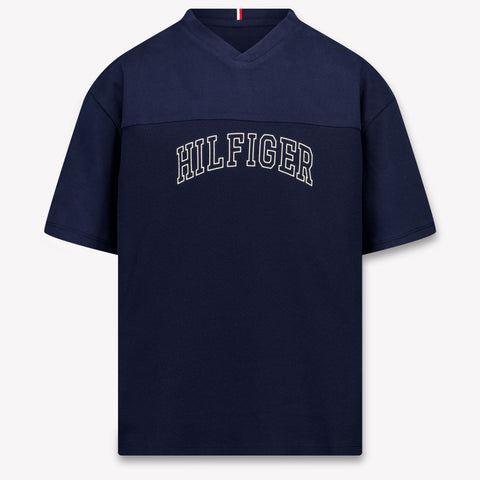 Tommy Hilfiger niños Chicos Camiseta adentro Navy