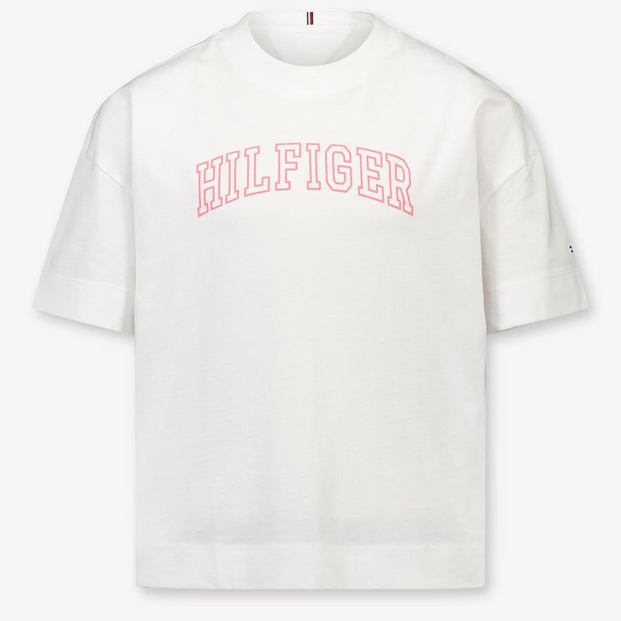 Tommy Hilfiger niños Chicas Camiseta adentro Blanco