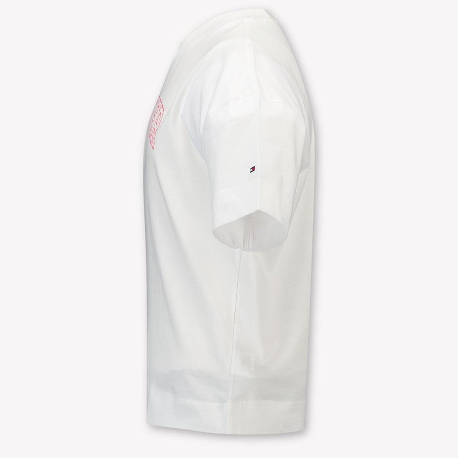 Tommy Hilfiger niños Chicas Camiseta adentro Blanco