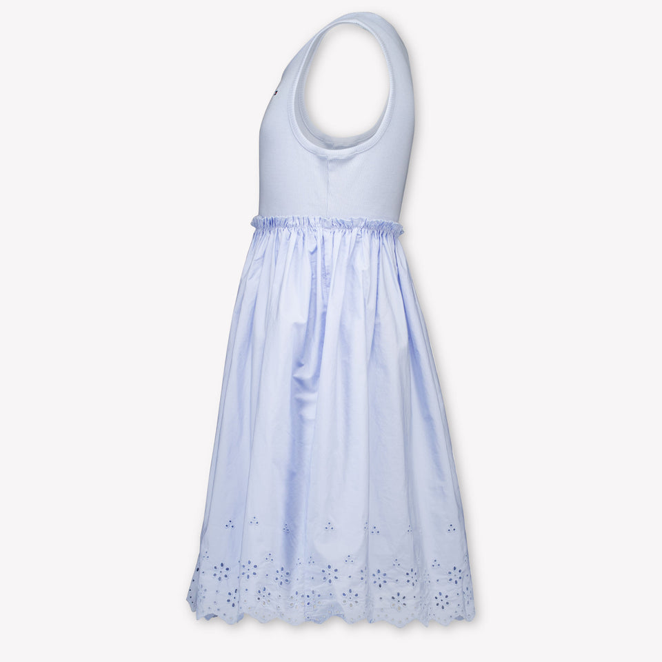 Tommy Hilfiger niños Chicas Vístete Azul Claro