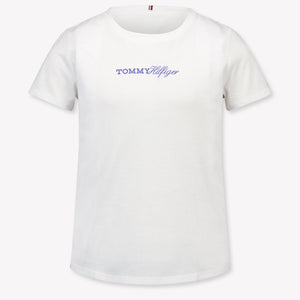 Tommy Hilfiger Kinder Mädchen T-Shirt In Weiß