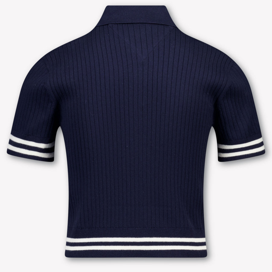 Tommy Hilfiger Kinder Mädchen Polo In Marineblau