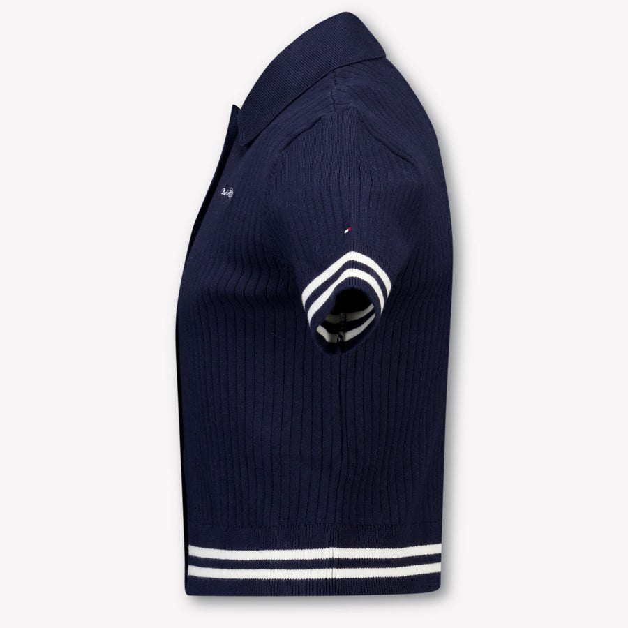 Tommy Hilfiger Kinder Mädchen Polo In Marineblau
