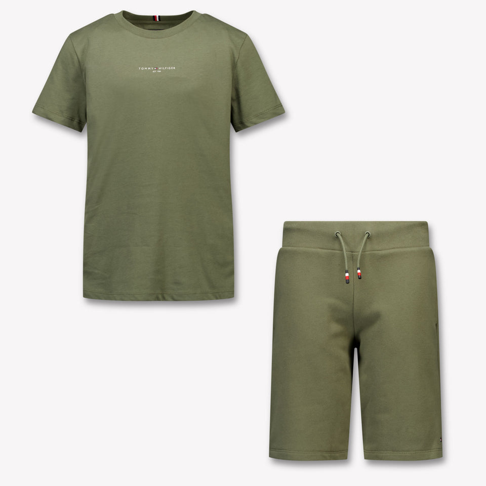 Tommy Hilfiger Enfants Garçons T-shirt dans Vert
