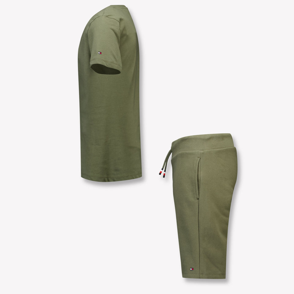 Tommy Hilfiger Enfants Garçons T-shirt dans Vert