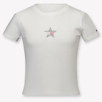 Tommy Hilfiger Kinder Meisjes T-Shirt In Wit