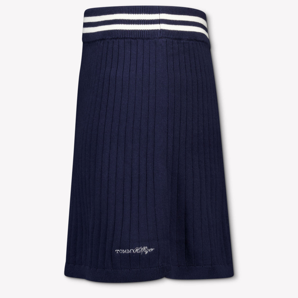 Tommy Hilfiger Bambini Ragazze Gonna dentro Navy