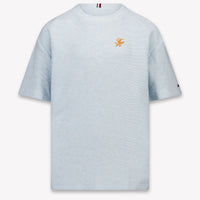 Tommy Hilfiger niños Chicos Camiseta adentro Azul Claro