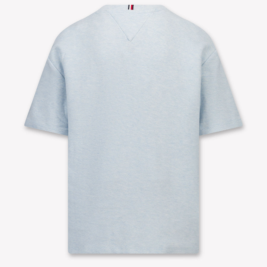 Tommy Hilfiger niños Chicos Camiseta adentro Azul Claro