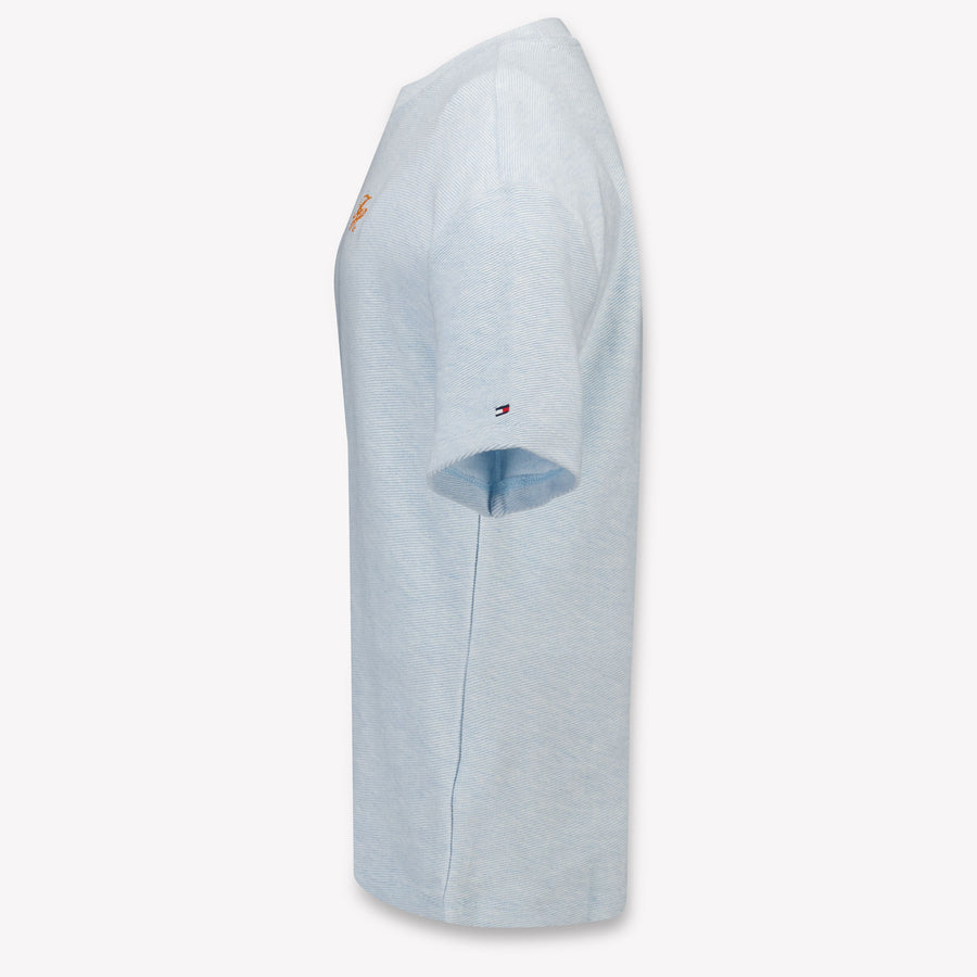 Tommy Hilfiger niños Chicos Camiseta adentro Azul Claro