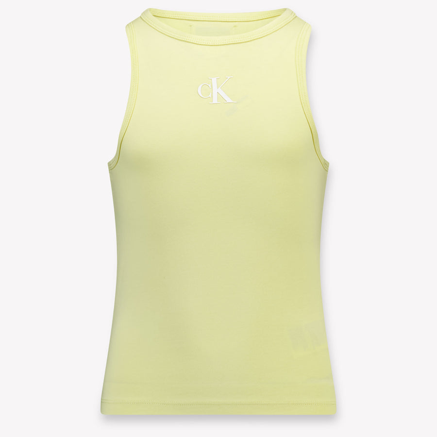 Calvin Klein Bambini Ragazze Maglietta dentro Giallo
