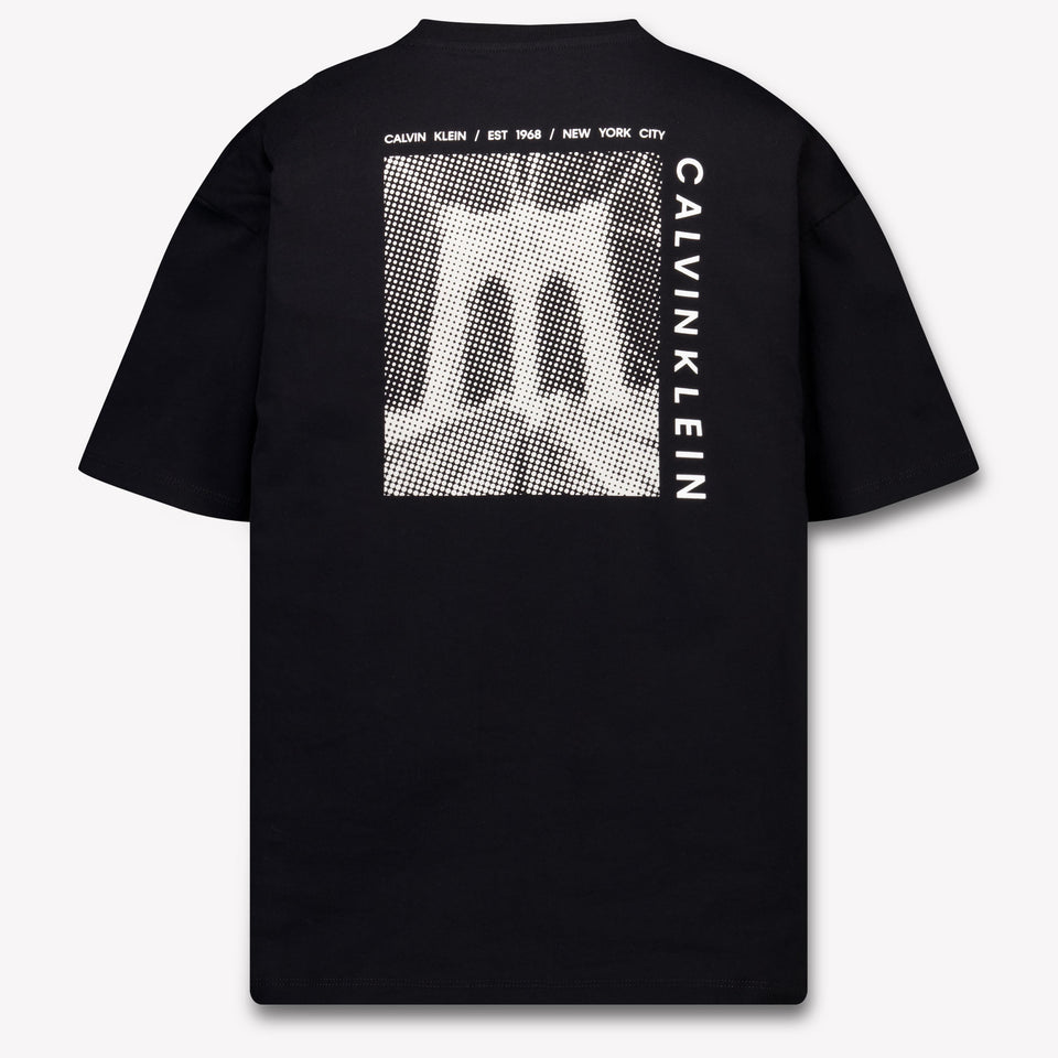 Calvin Klein Kinder Jungen T-Shirt In Schwarz