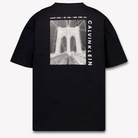 Calvin Klein Kinder Jongens T-Shirt In Zwart