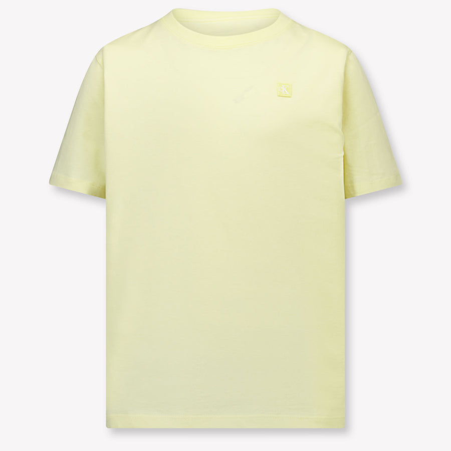 Calvin Klein Kinder Unisex T-Shirt In Gelb