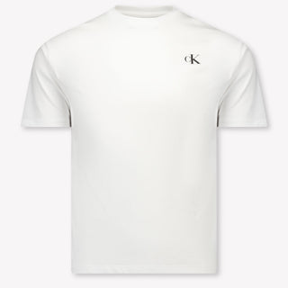 Calvin Klein Kinder Jungen T-Shirt In Weiß
