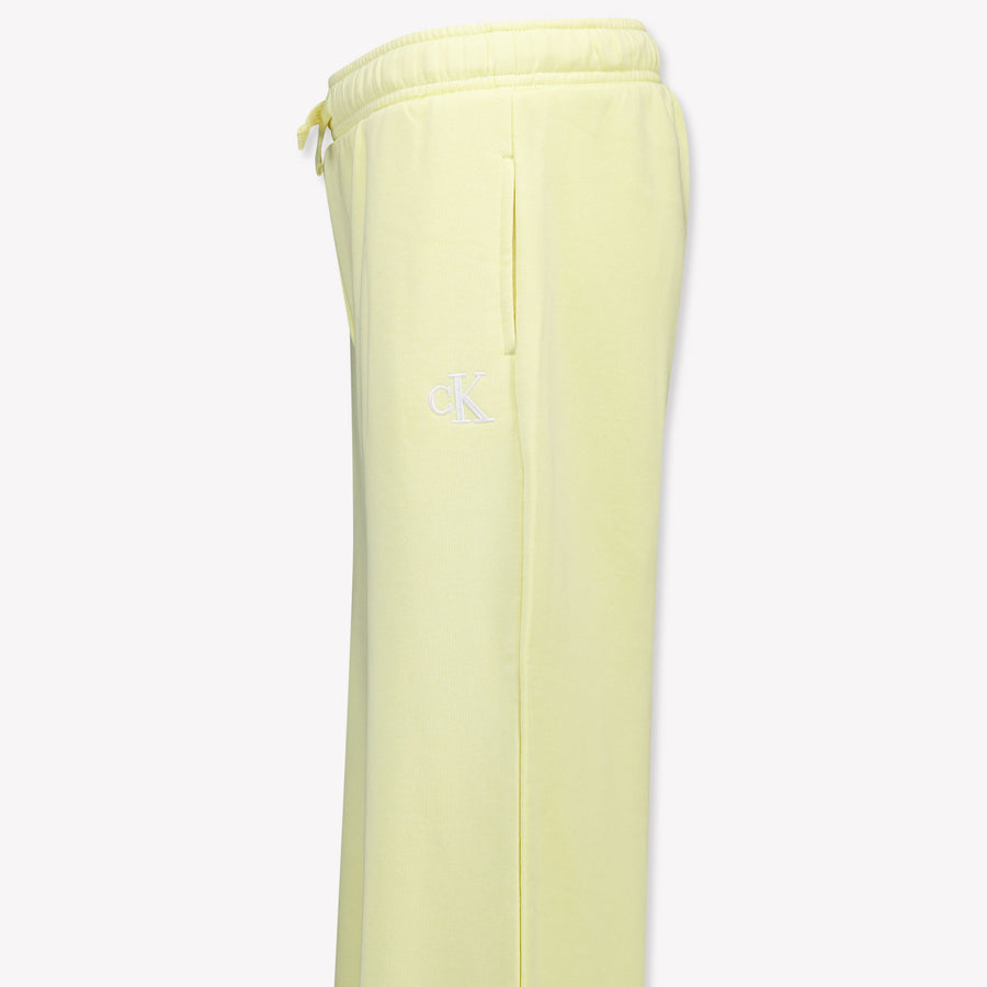 Calvin Klein Bambini Ragazze Pantaloni dentro Giallo