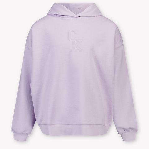 Calvin Klein Enfants Filles Pull en Lilas
