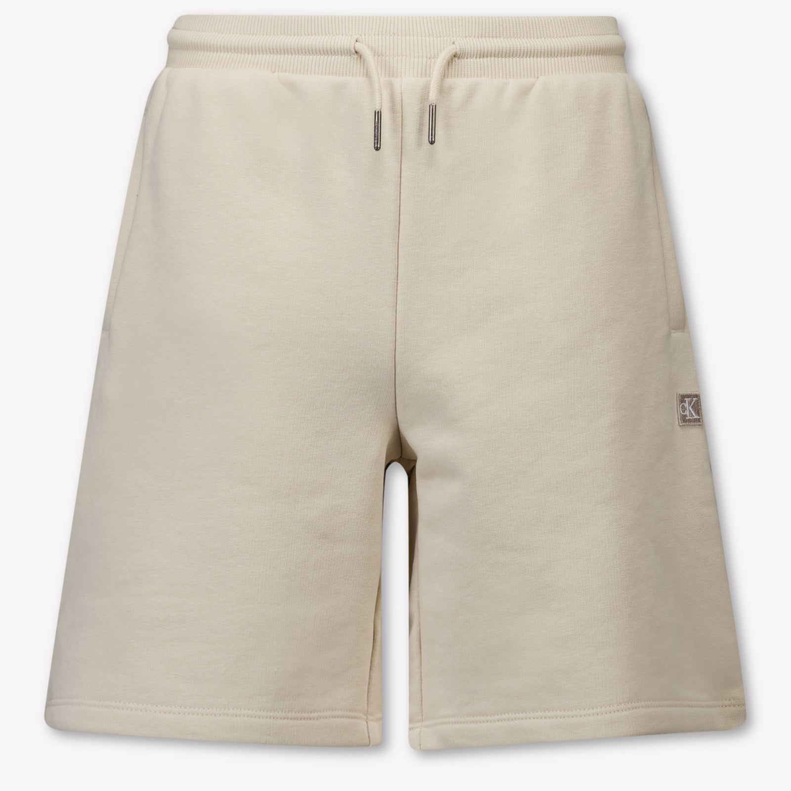 Calvin Klein Kids Unisex Shorts In Light Beige