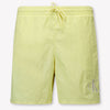 Calvin Klein Kids Boys Swimwear In Yellow