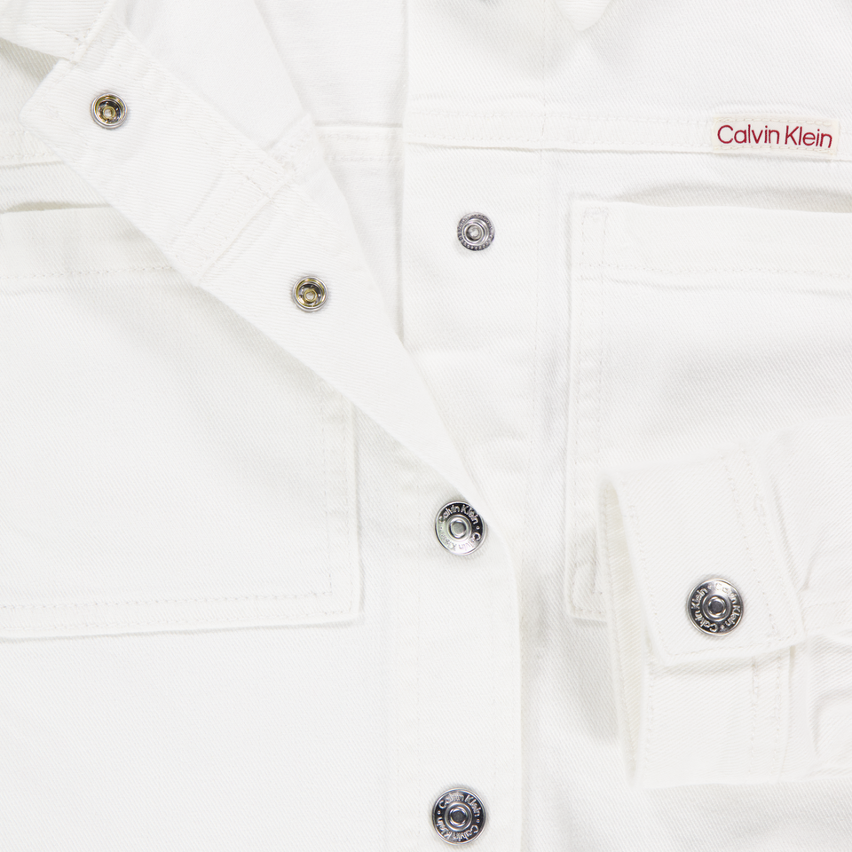 Calvin Klein niños Chicas Chaquetas vaqueras en Blanco