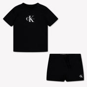 Calvin Klein Baby Unisex Set In Black