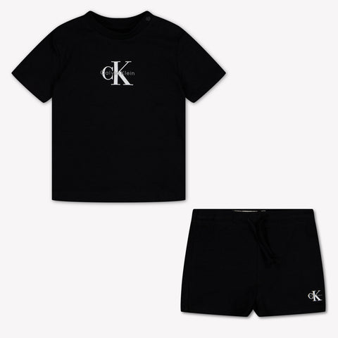 Calvin Klein Bambino Unisex Impostato Nero