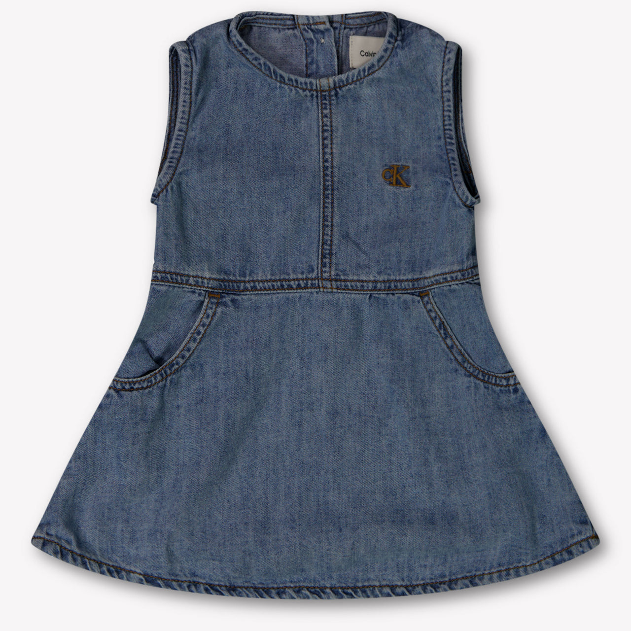 Calvin Klein bebe Chicas Vístete Azul