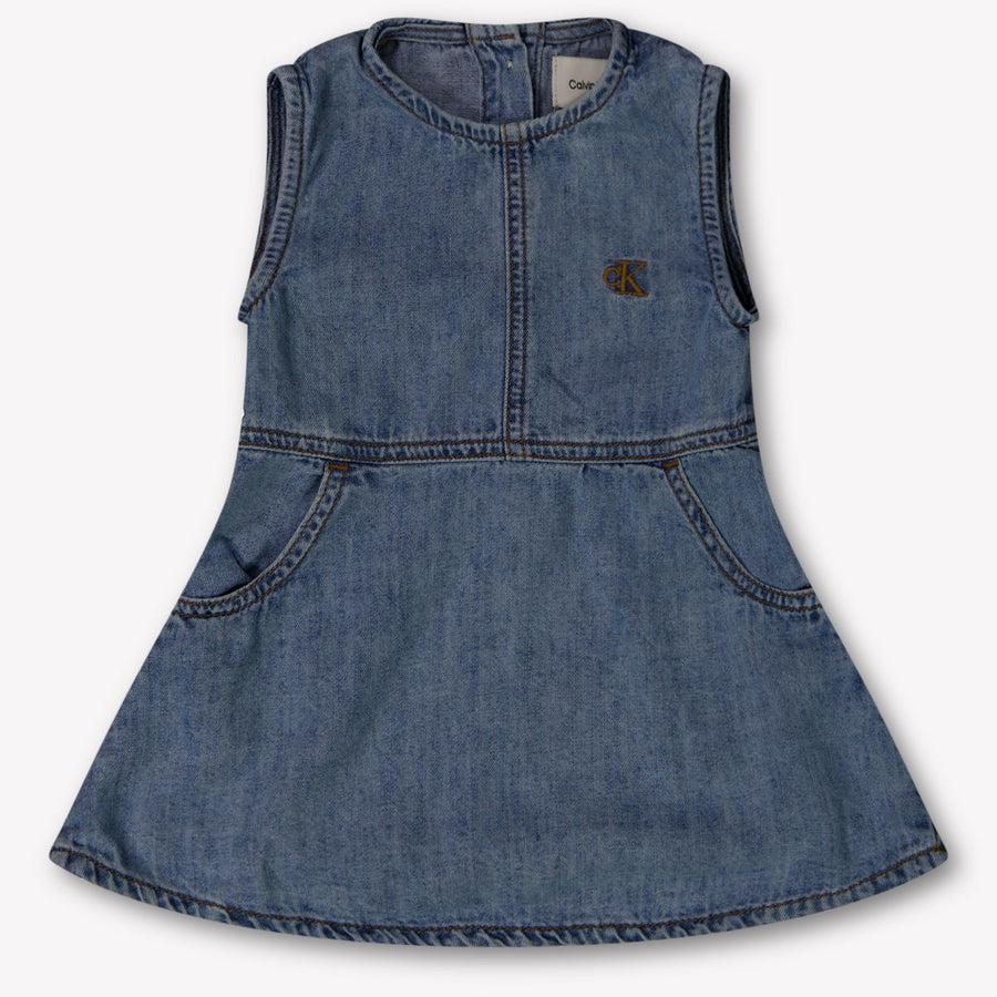 Calvin Klein bebe Chicas Vístete Azul