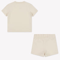 Calvin Klein Baby Unisex Set In Light Beige