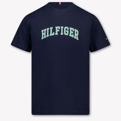 Tommy Hilfiger niños Chicos Camiseta adentro Navy