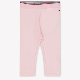 Tommy Hilfiger Bambino Ragazze Leggings dentro Rosa Chiaro