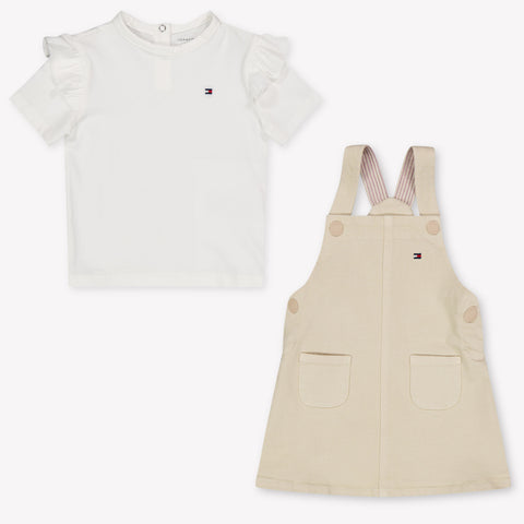 Tommy Hilfiger Bambino Ragazze Impostato Beige