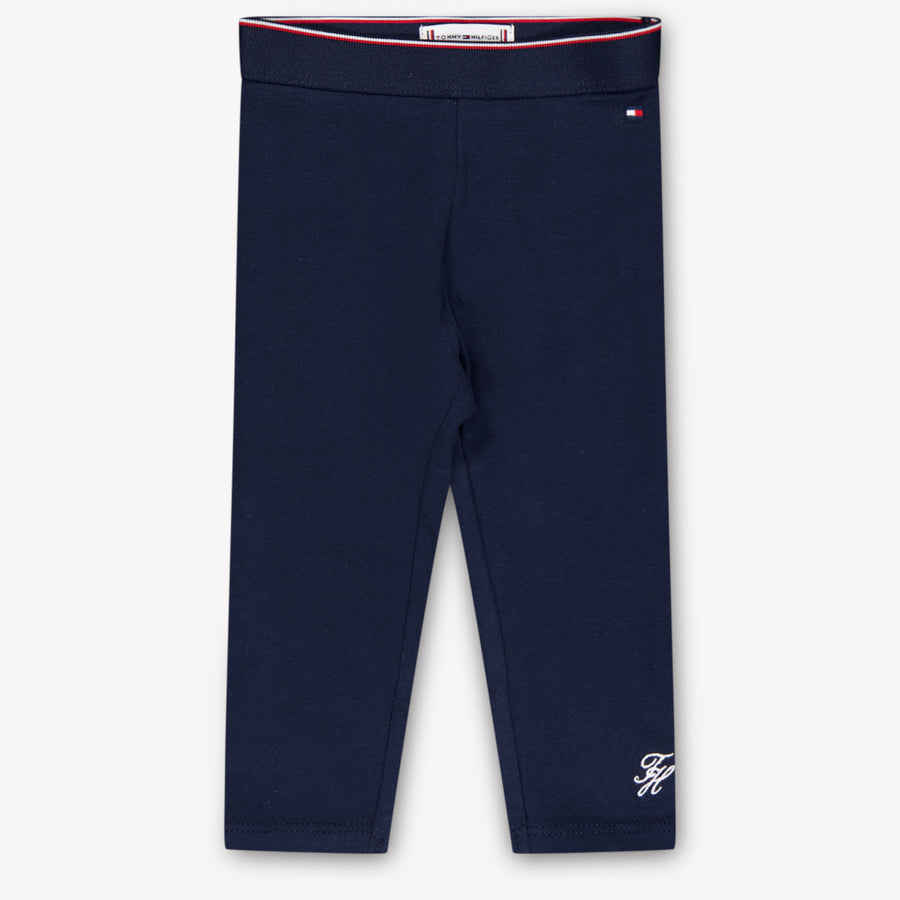Tommy Hilfiger bebe Chicas Leggings En Navy