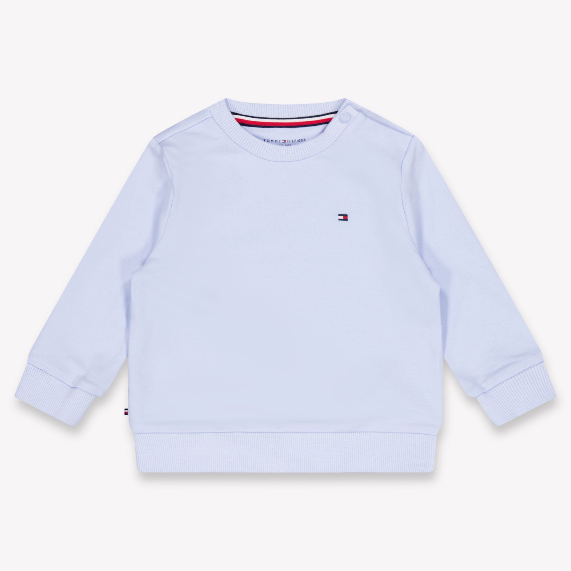 Tommy Hilfiger Bébé Unisexe Pull en Bleu Clair