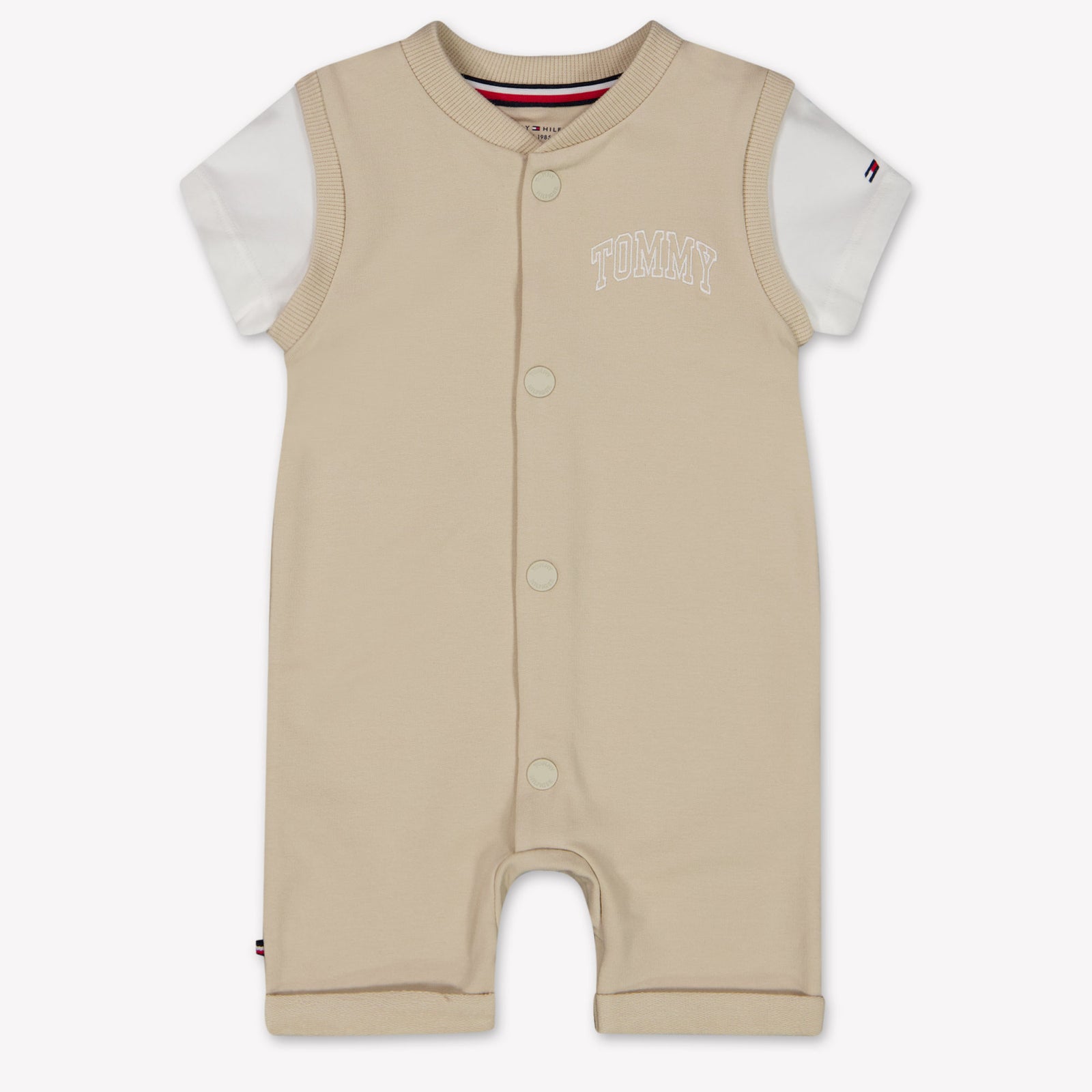 Tommy Hilfiger Bébé Unisexe Combishort dans Beige