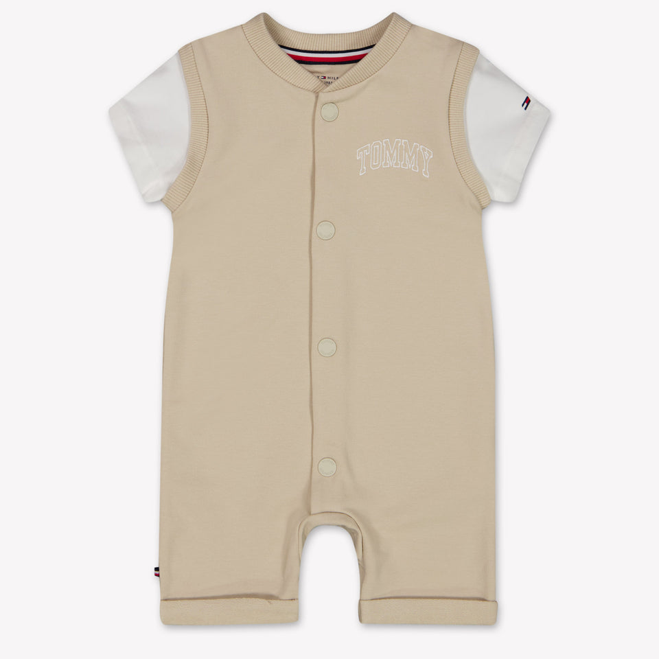 Tommy Hilfiger Bébé Unisexe Combishort dans Beige