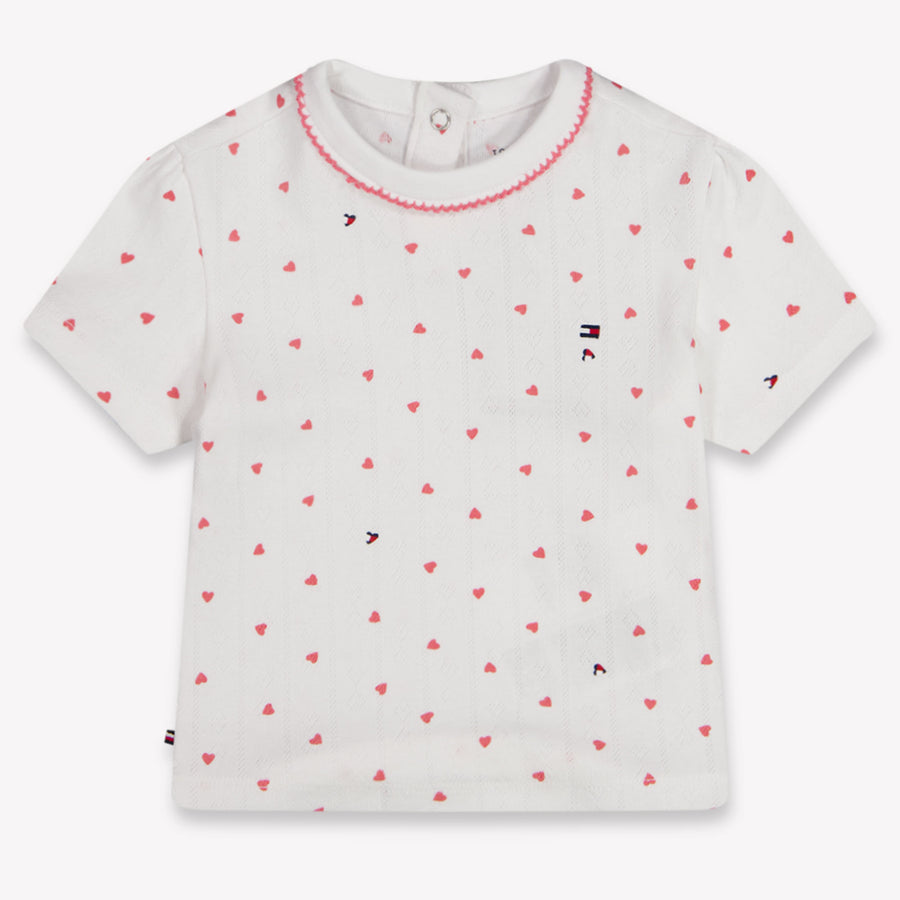 Tommy Hilfiger Bébé Filles T-shirt dans Blanc