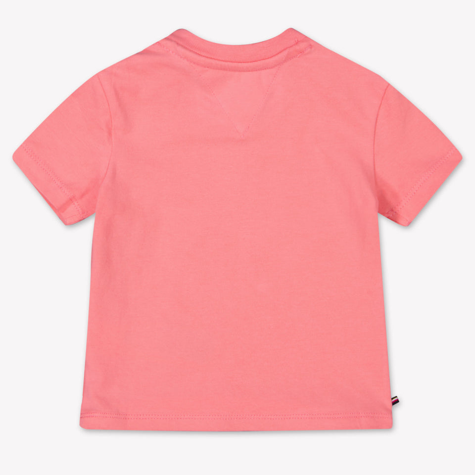 Tommy Hilfiger Bébé Unisexe T-shirt dans Rose Foncé