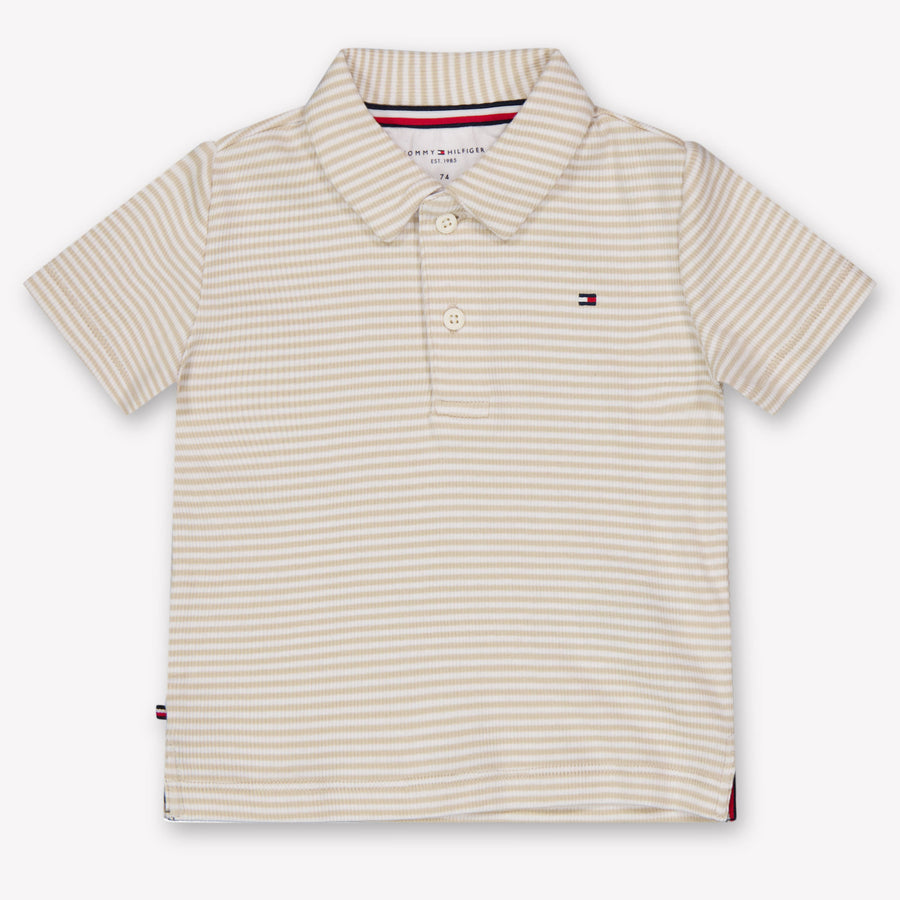 Tommy Hilfiger Bambino Ragazzi Polo In Beige