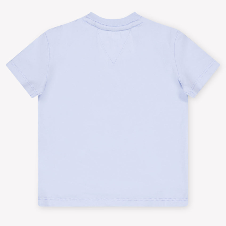 Tommy Hilfiger Unisex-T-Shirt für Babys Hellblau