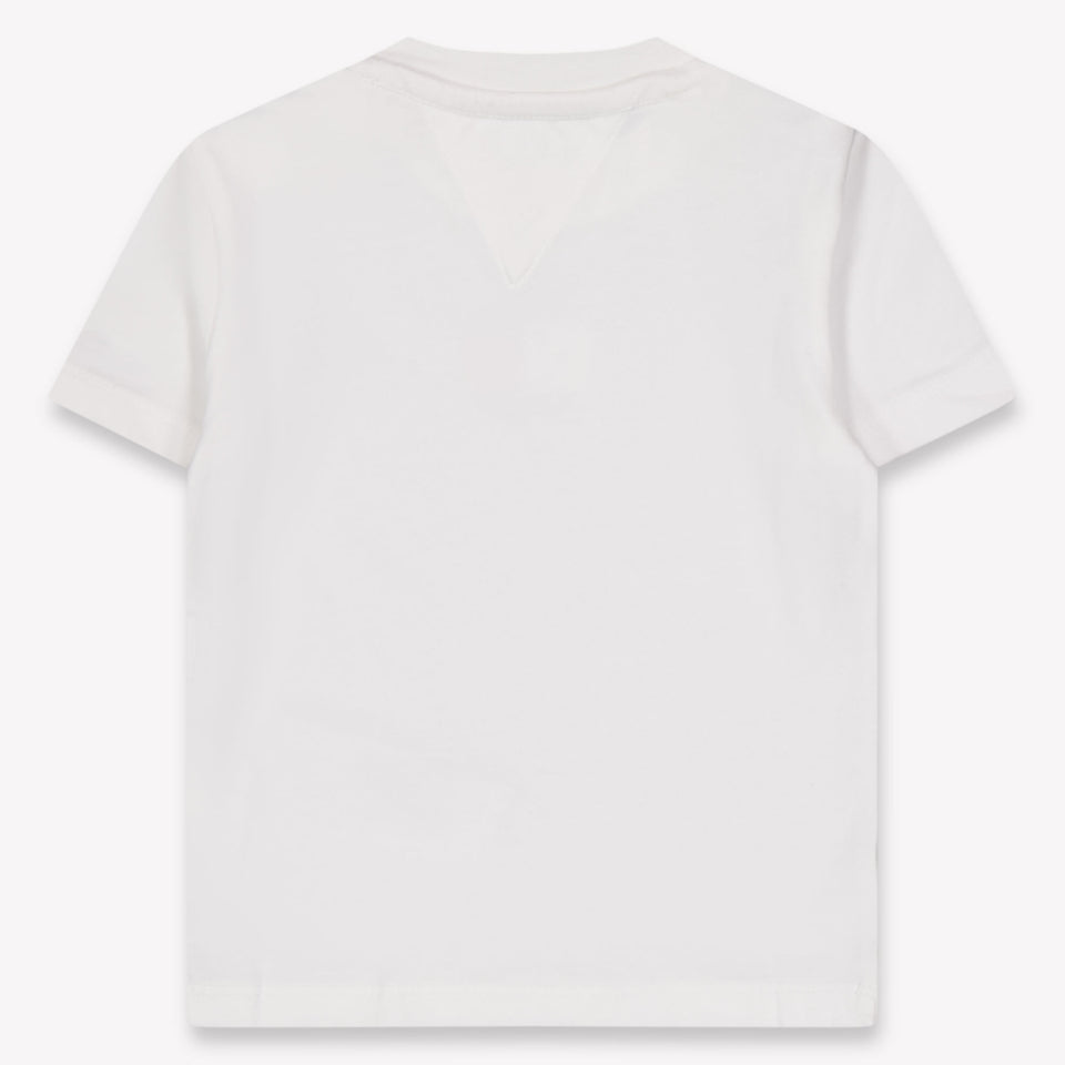 Tommy Hilfiger bebe Unisex Camiseta adentro Blanco