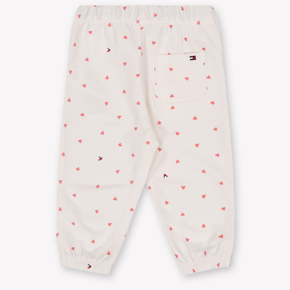 Tommy Hilfiger bebe Chicas pantalones en Blanco Roto