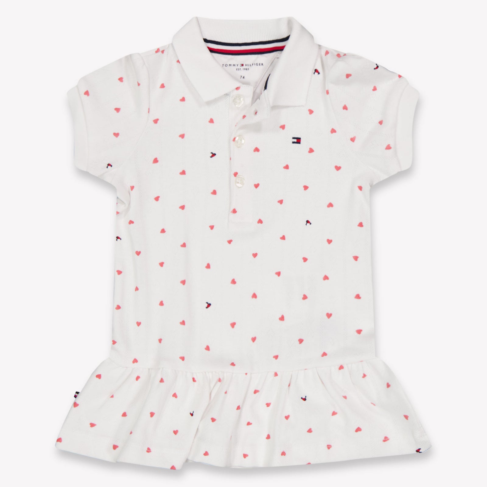 Tommy Hilfiger Bambino Ragazze Vestirsi Bianco